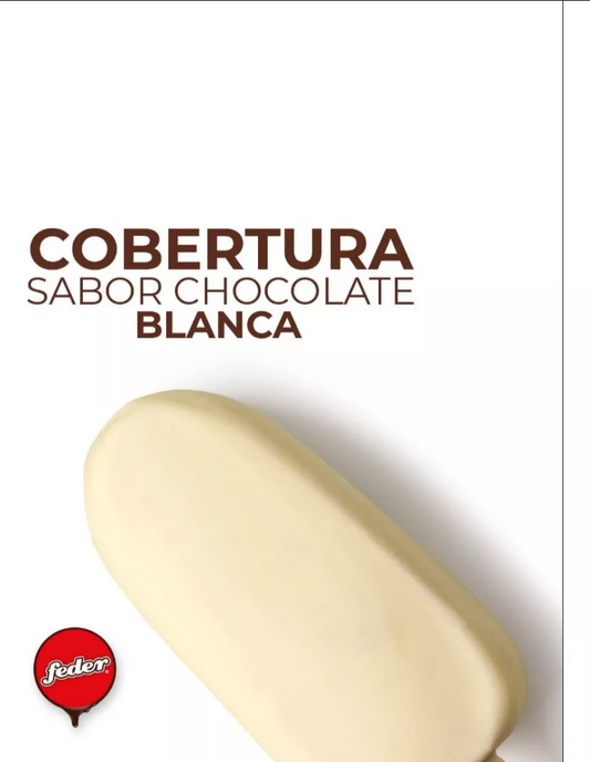 Cobertura Sabor Chocolate Blanco 1kg Feder